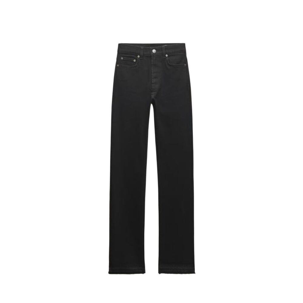 NWT Zara The High Rise Slim Jeans in Black – Signature Denim Collection 26